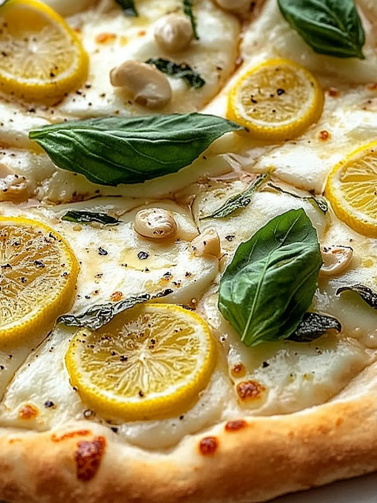 3 Cheese Lemon and Basil Pizza for a Flavorful Twist 3 3 Cheese Lemon and Basil Pizza