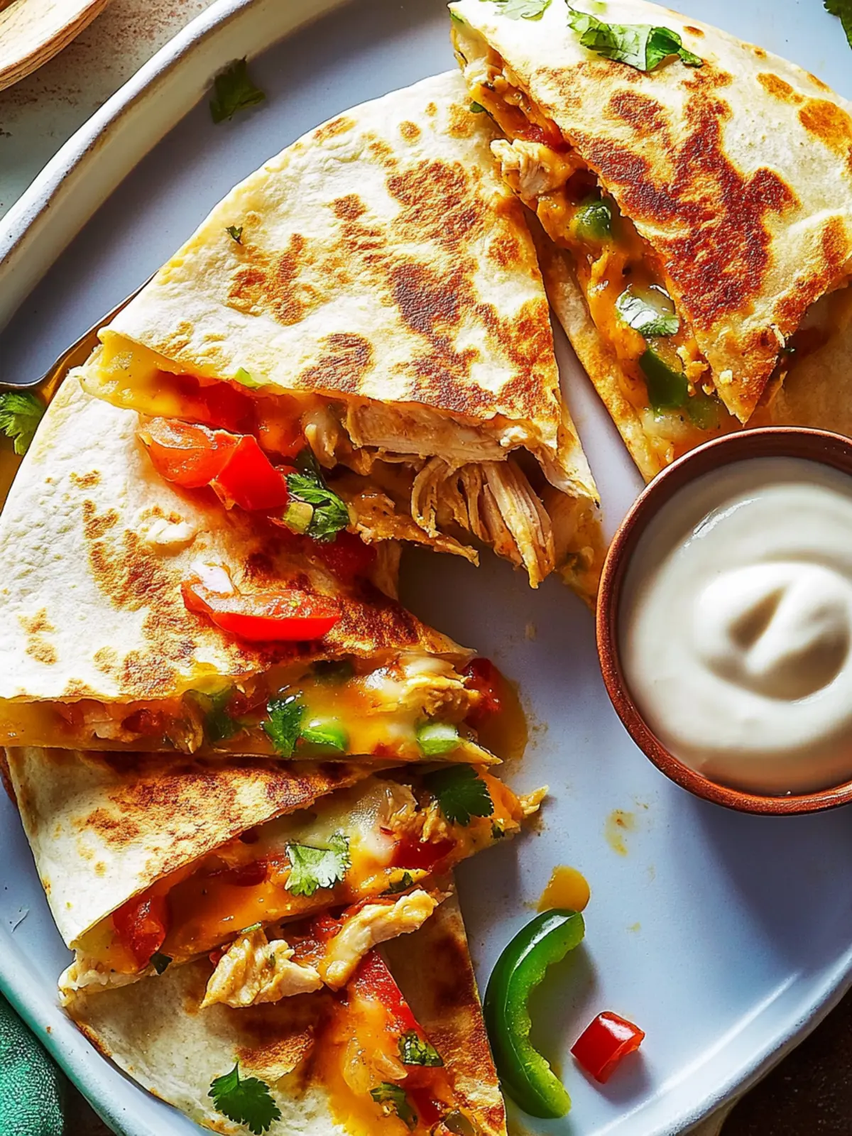 Delicious Chicken Quesadillas You Can Customize Tonight 3 Chicken Quesadillas
