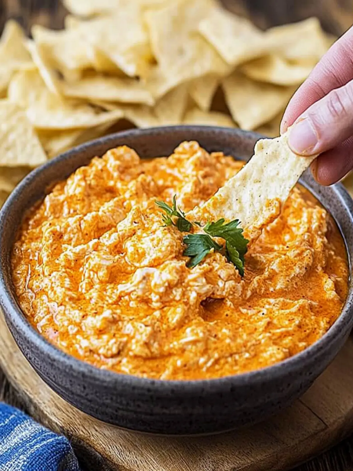 Creamy Crock Pot Buffalo Chicken Dip for Game Day Fun 3 Crock Pot Buffalo Chicken Dip