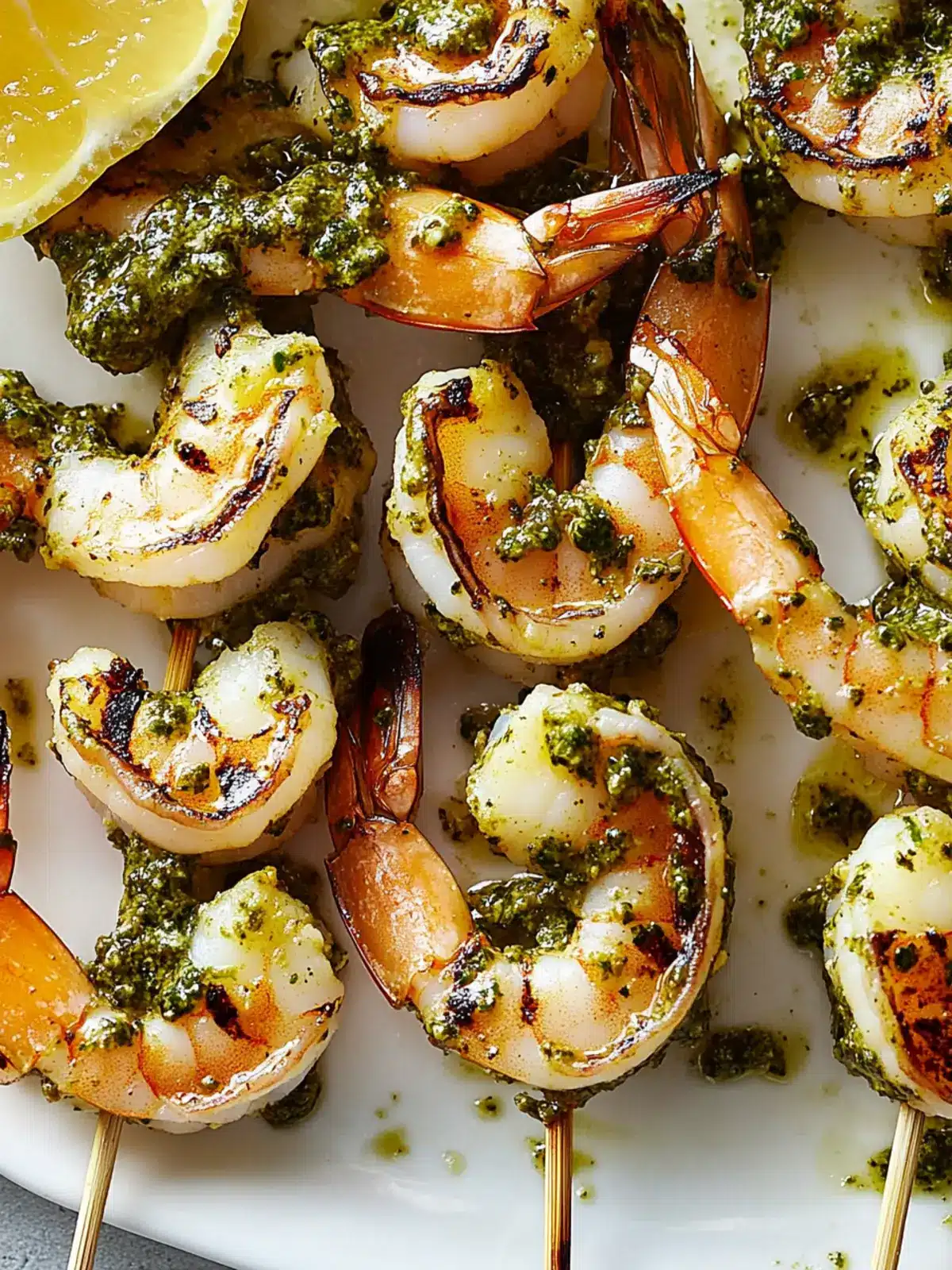 Pesto Shrimp Skewers: Your Quick Summer Flavor Adventure 4 Pesto Shrimp Skewers