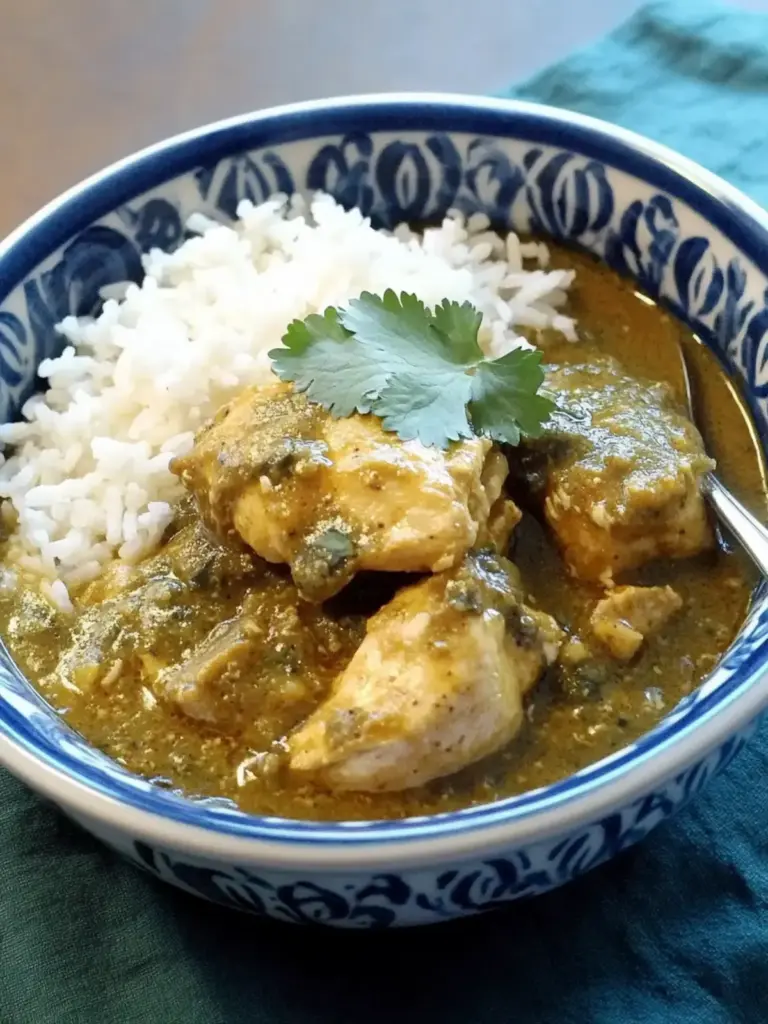 Indian Chicken Korma in the Slow Cooker