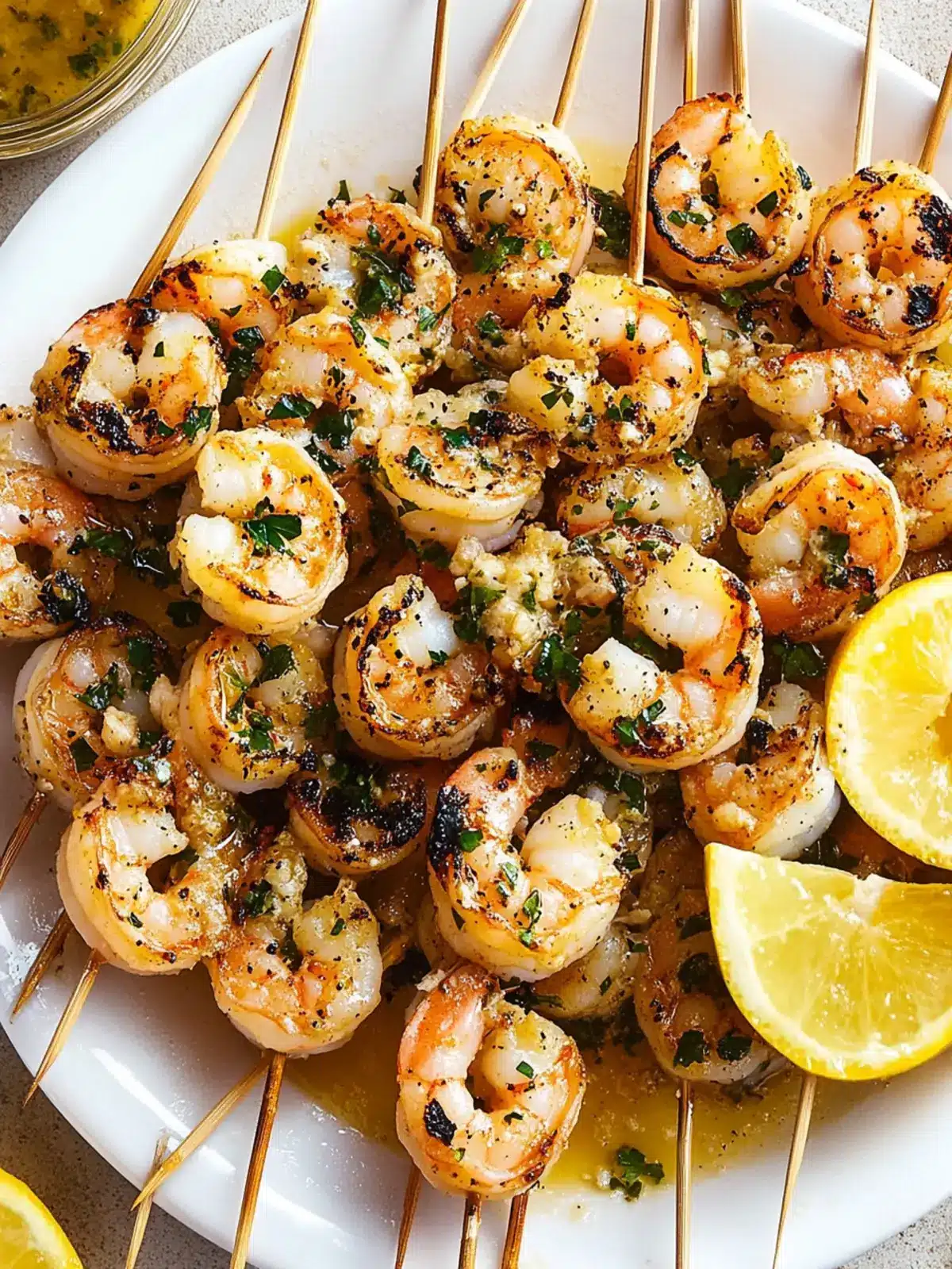 Grilled Shrimp Piccata Skewers: A Zesty Summer Treat 3 Grilled Shrimp Piccata Skewers