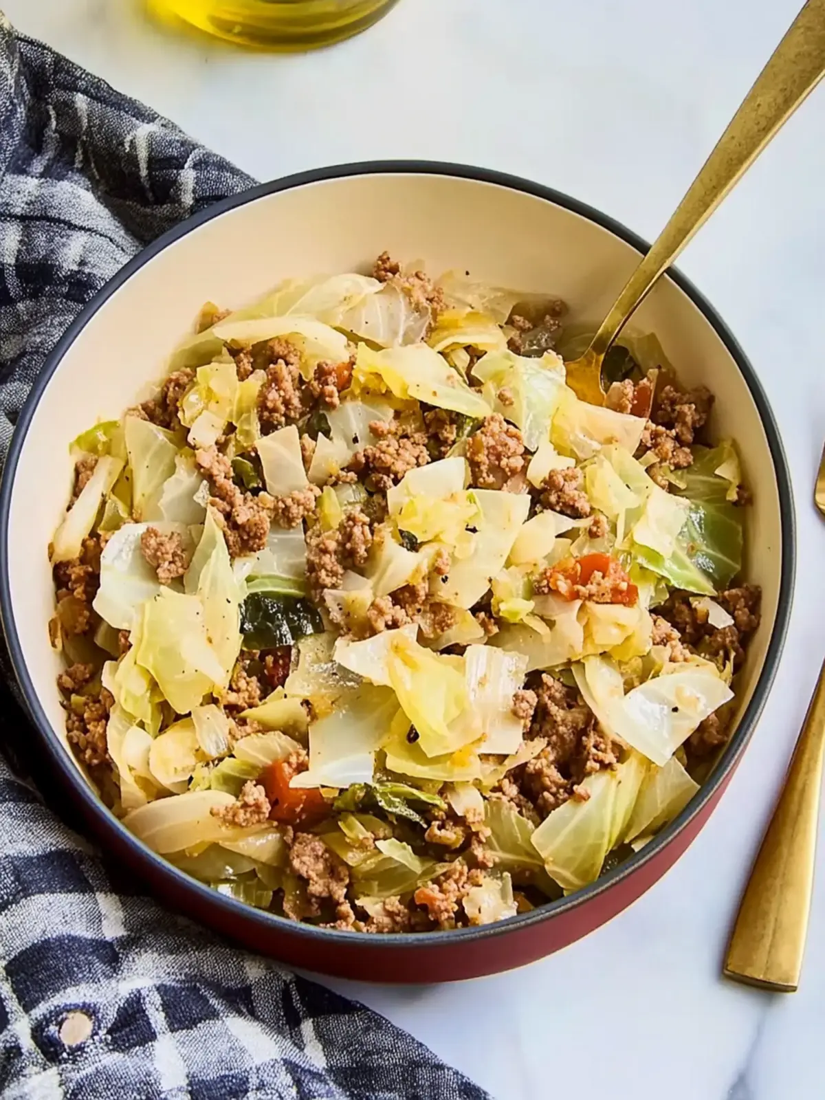 Savory Ground Beef and Cabbage Skillet in 1 Hour 5 Ground Beef and Cabbage