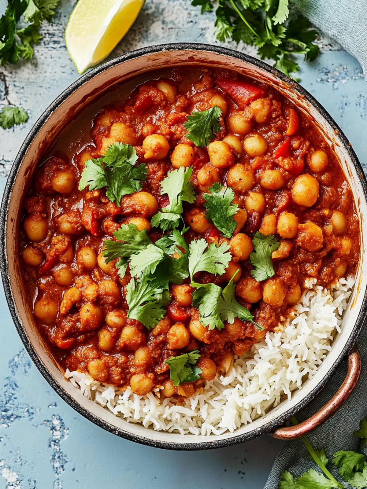 Flavor-Packed Chana Masala: Your Quick Vegan Comfort Meal 2 Chana Masala