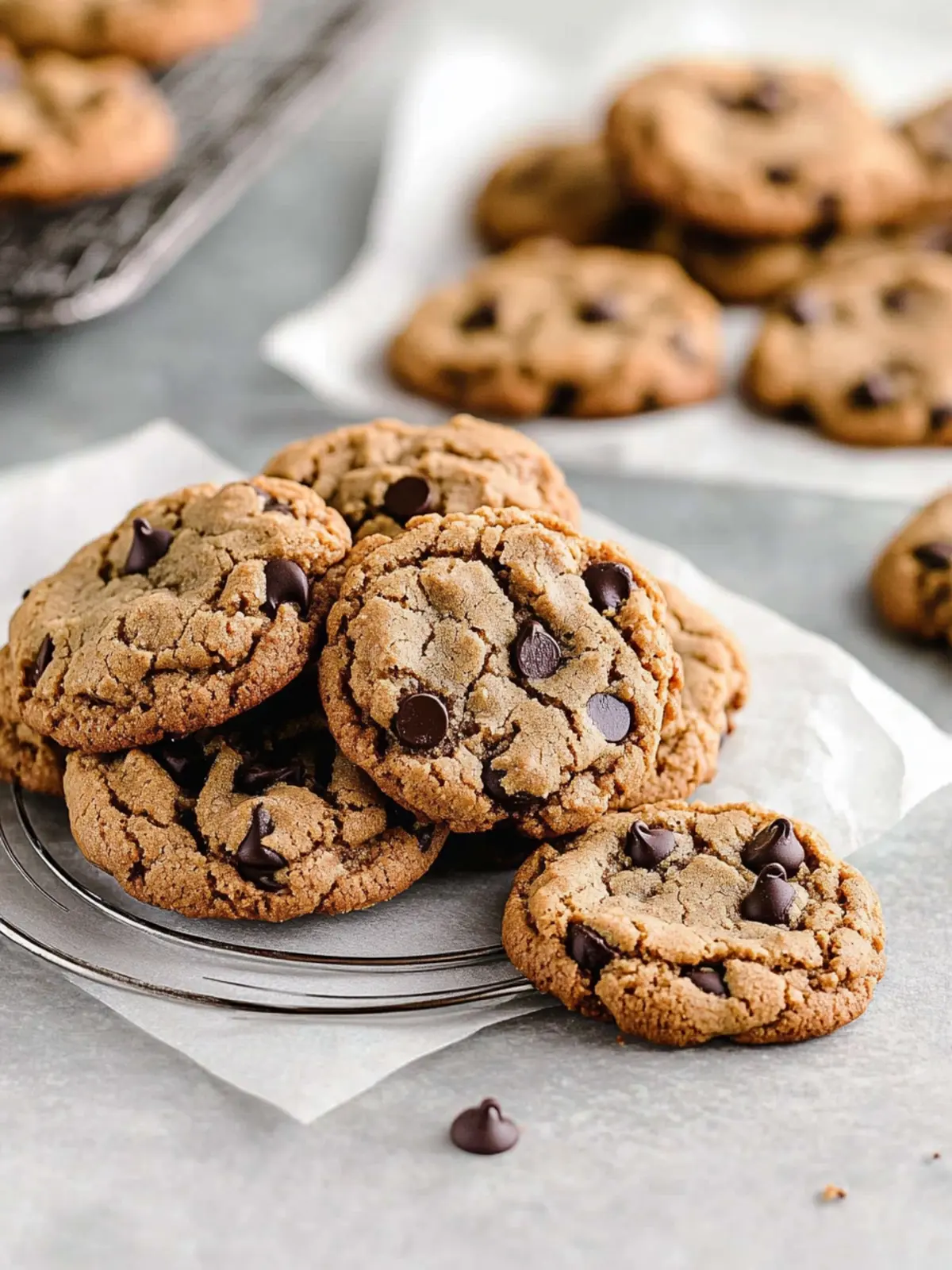 Crunchy Whole Grain Chocolate Chip Cookies for Every Craving 2 Crunchy Whole Grain Chocolate Chip Cookies