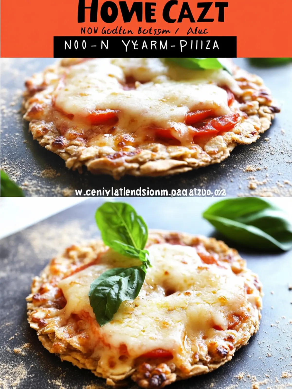 Homemade No Yeast Thin-Crust Oatmeal Mini-Pizza Bliss 3 HOMEMADE, NO YEAST, THIN-CRUST OATMEAL MINI-PIZZA