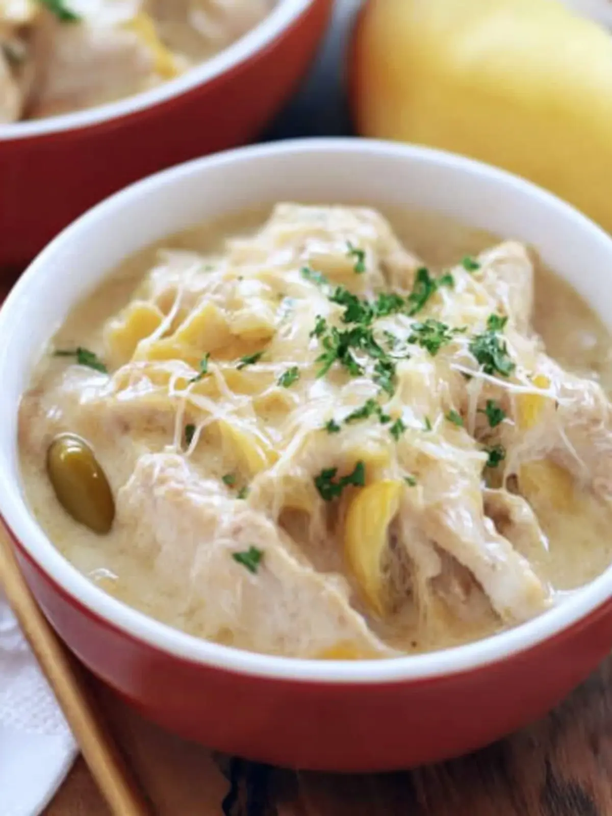 Creamy Slow Cooker Pepperoncini Chicken Recipe You’ll Love 4 Creamy Slow Cooker Pepperoncini Chicken (Video)