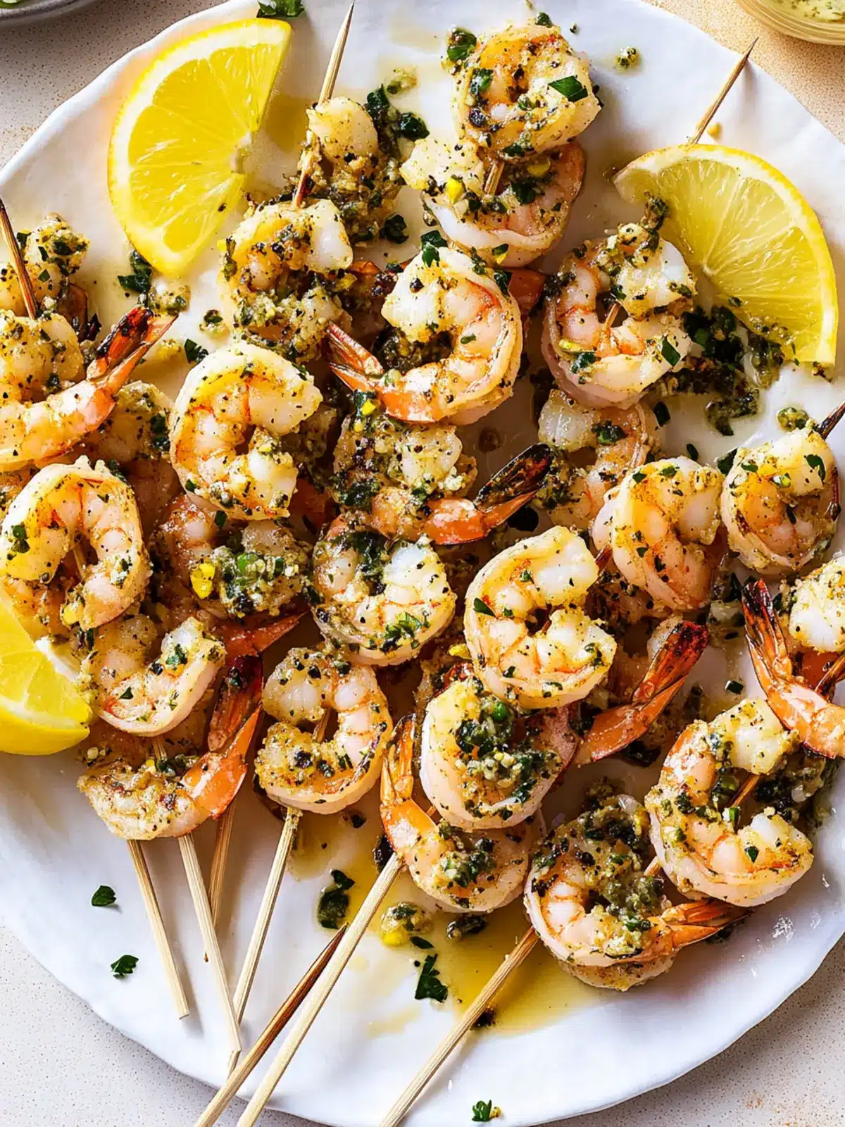 Grilled Shrimp Piccata Skewers: A Zesty Summer Treat 5 Grilled Shrimp Piccata Skewers