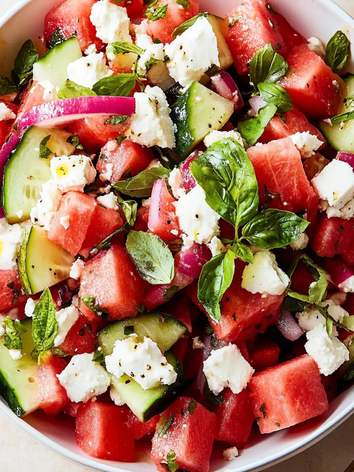 Watermelon-Feta Salad: Your Ultimate Refreshing Summer Fix 5 Watermelon-Feta Salad