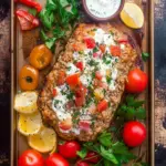 Savory Mediterranean Turkey Meatloaf with Tzatziki Bliss 6 Mediterranean Turkey Meatloaf