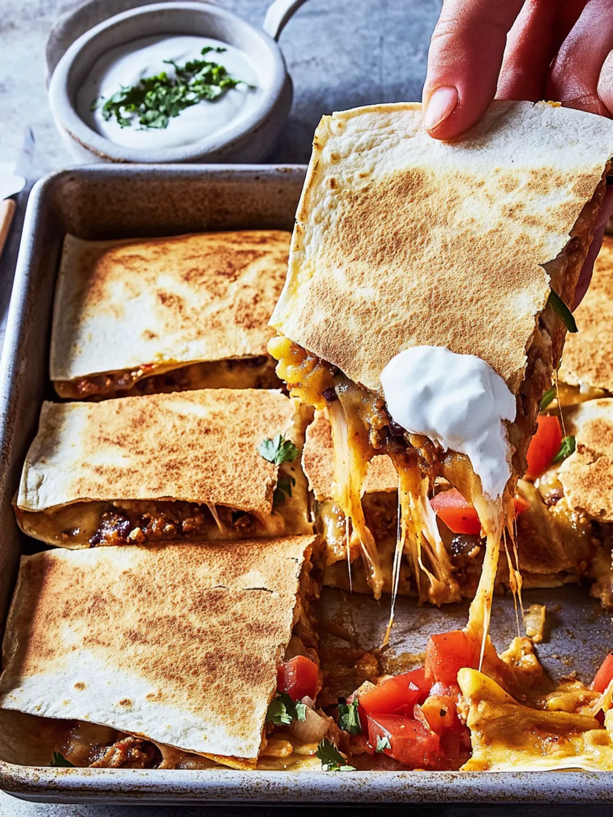 Sheet-Pan Quesadillas: Easy, Cheesy Goodness for Everyone 3 Sheet-Pan Quesadillas