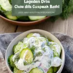 Creamy Dill Cucumber Salad with Sour Cream and Fresh Baby Dill Enjoy a Healthy Crunch! 5 Creamy Dill Cucumber Salad with Sour Cream and Fresh Baby Dill