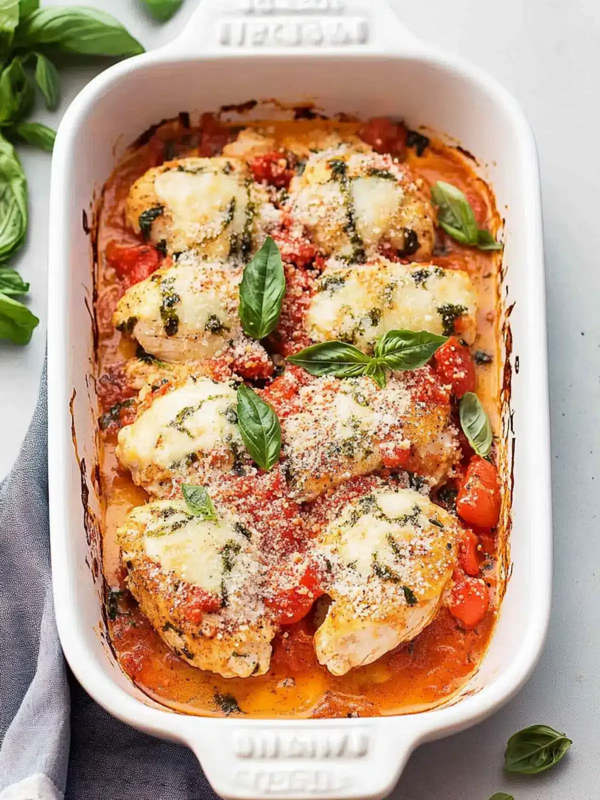 Bruschetta Chicken Bake