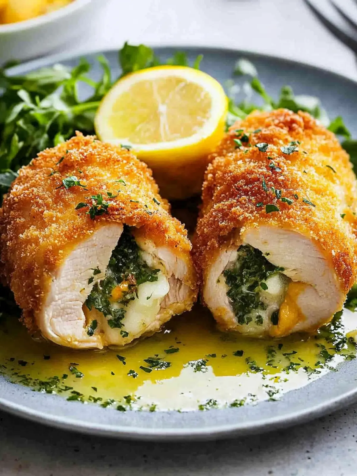 Irresistible Chicken Kiev: Classic Comfort with Garlic Butter 4 Chicken Kiev