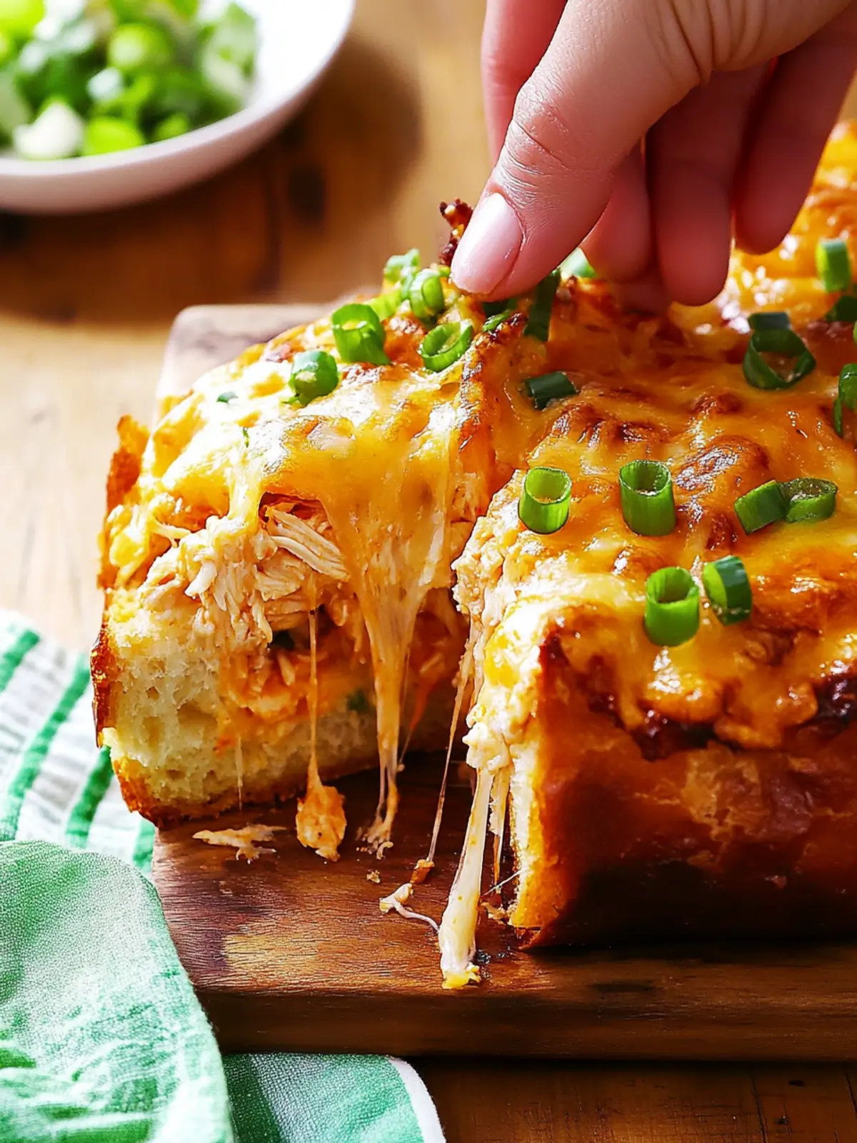 Buffalo Chicken Pull-Apart Bread for Ultimate Game Day Fun 2 Buffalo Chicken Pull-Apart Bread