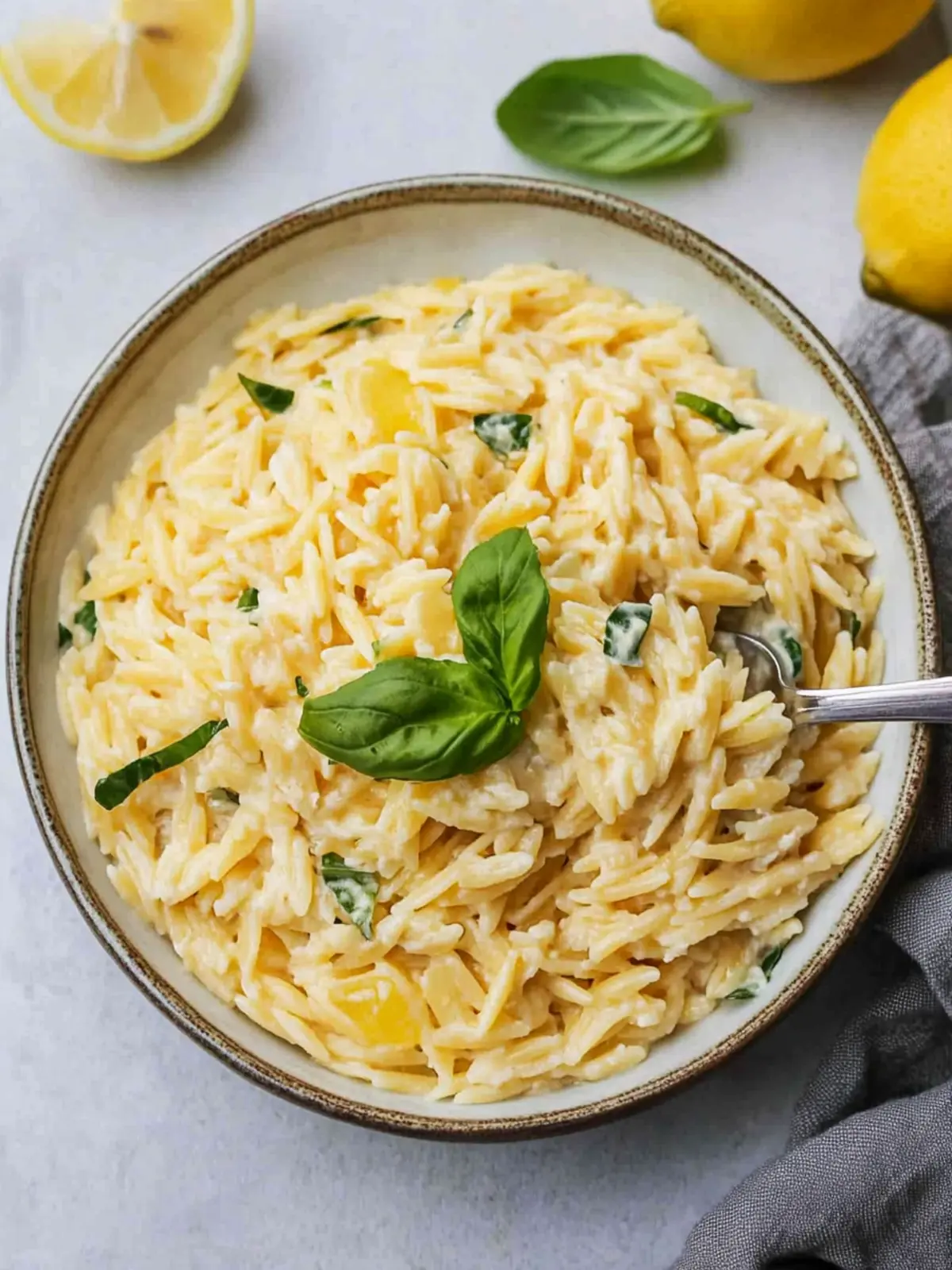 Zesty Creamy Lemon Orzo for a Cozy Homemade Dinner 5 Creamy Lemon Orzo
