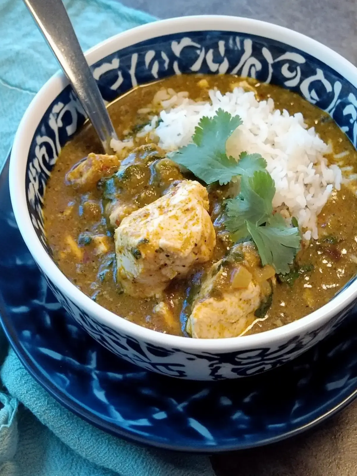 Indian Chicken Korma in the Slow Cooker