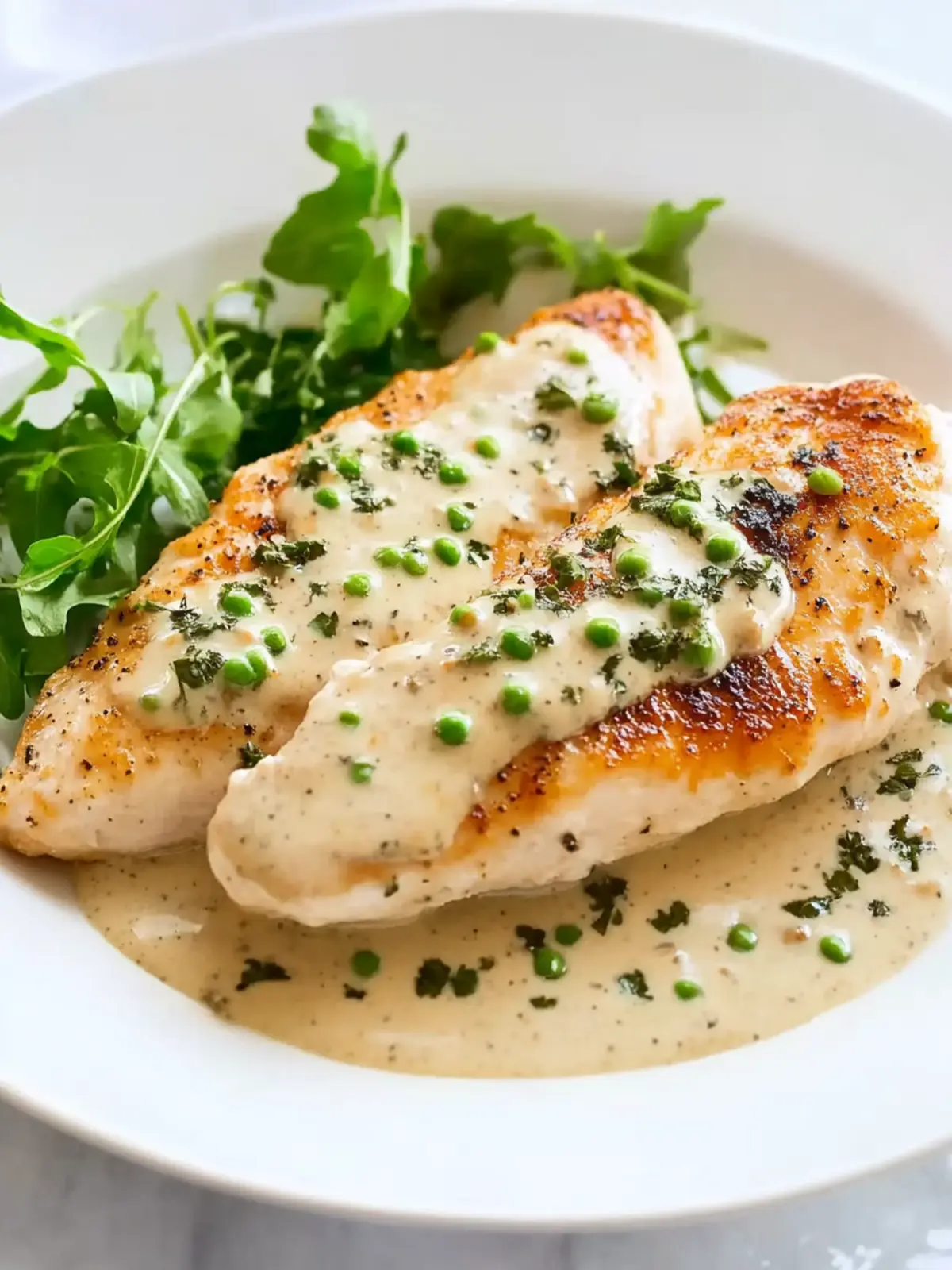 Chicken Breasts With Mustard Cream Sauce