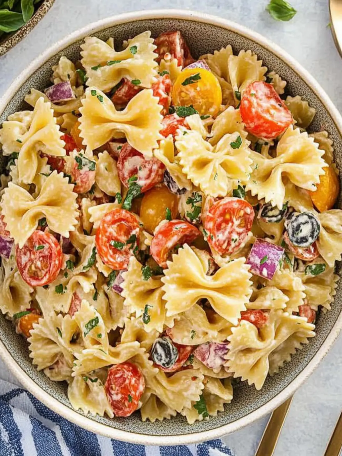 Delicious Bow Tie Pasta Salad Ready in Just 30 Minutes 4 Bow Tie Pasta Salad