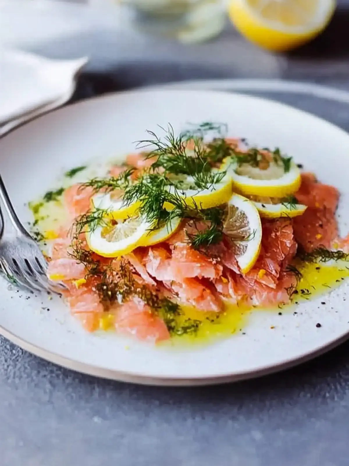 Quick Lemon Gravadlax – Zesty Cured Salmon in 30 Minutes 2 Quick lemon gravadlax