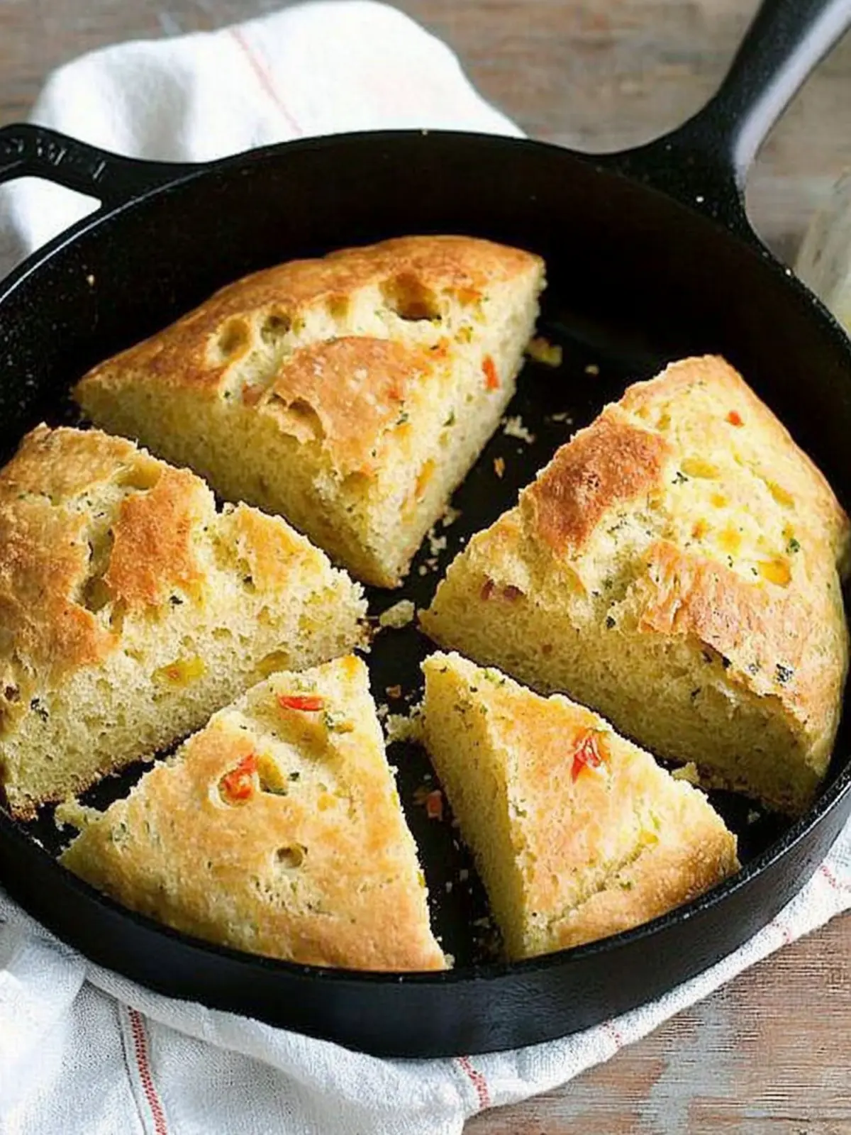Delicious Skillet Herb Bread for Cozy Home Gatherings 3 Skillet Herb Bread