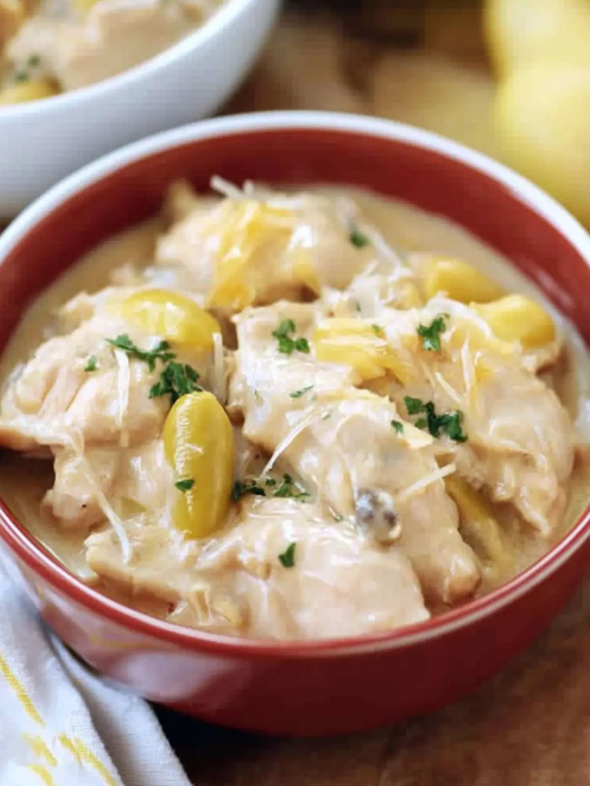 Creamy Slow Cooker Pepperoncini Chicken Recipe You’ll Love 2 Creamy Slow Cooker Pepperoncini Chicken (Video)