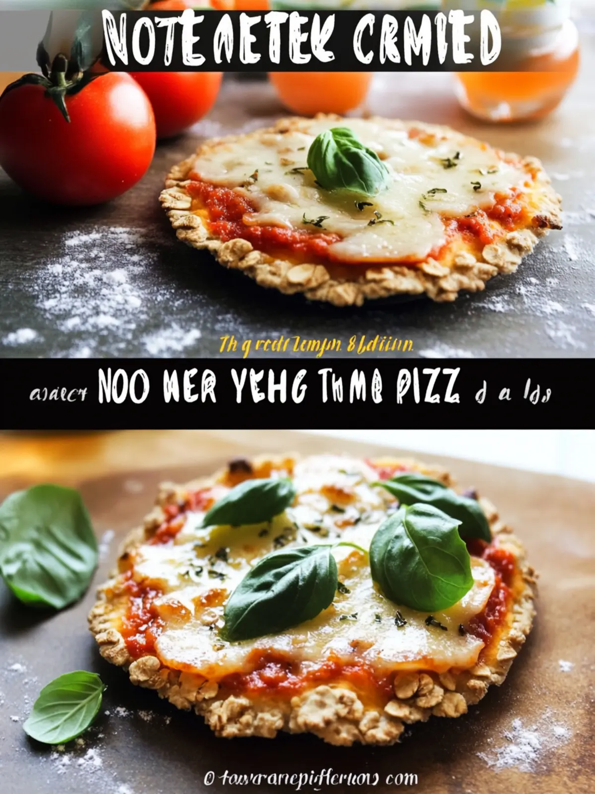 Homemade No Yeast Thin-Crust Oatmeal Mini-Pizza Bliss 5 HOMEMADE, NO YEAST, THIN-CRUST OATMEAL MINI-PIZZA