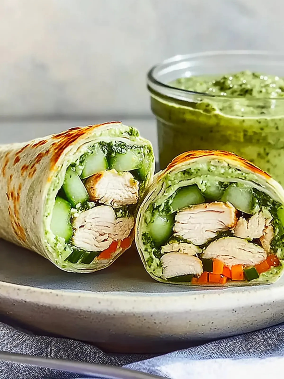 Cucumber-Chicken Green Goddess Wrap: Fresh Flavor in Minutes 3 Cucumber-Chicken Green Goddess Wrap