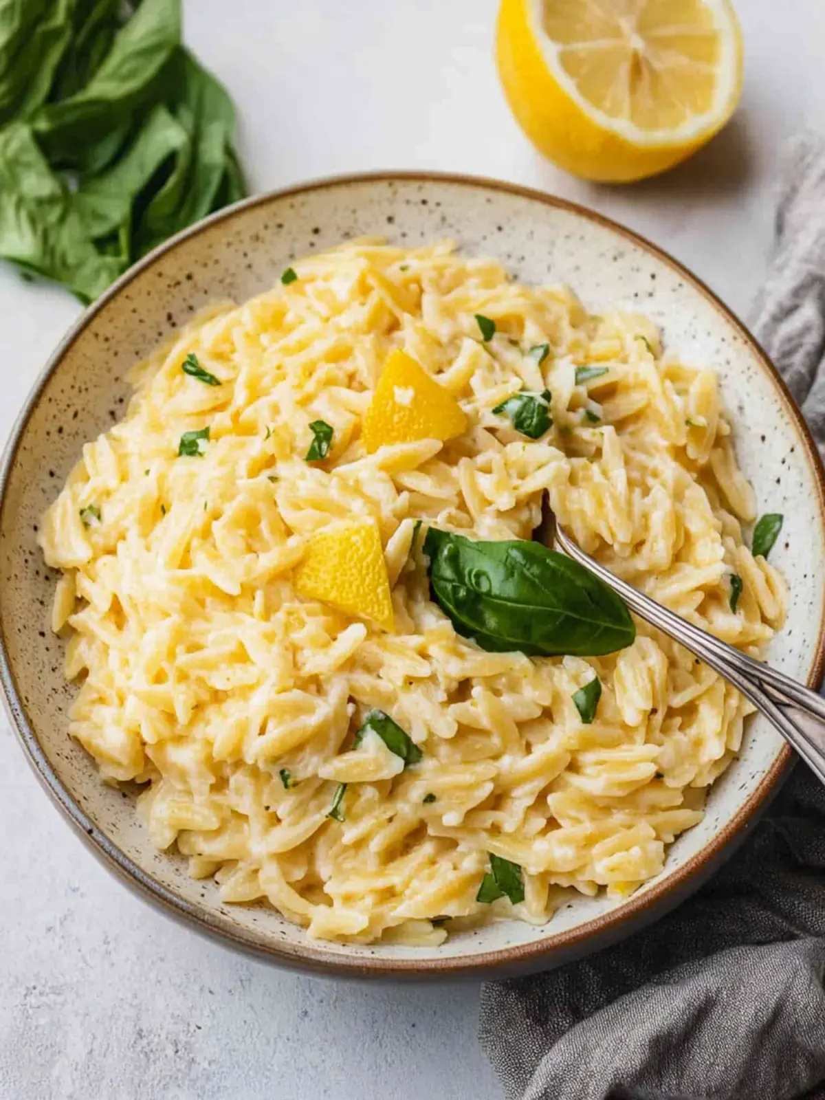 Zesty Creamy Lemon Orzo for a Cozy Homemade Dinner 2 Creamy Lemon Orzo
