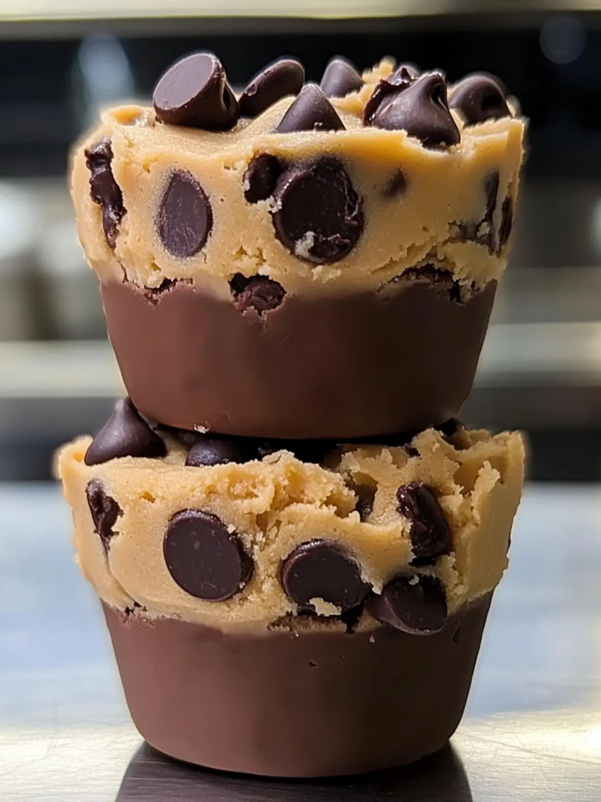 Decadent Chocolate Chip Cookie Dough Cups You Must Try 4 Chocolate Chip Cookie Dough Cups