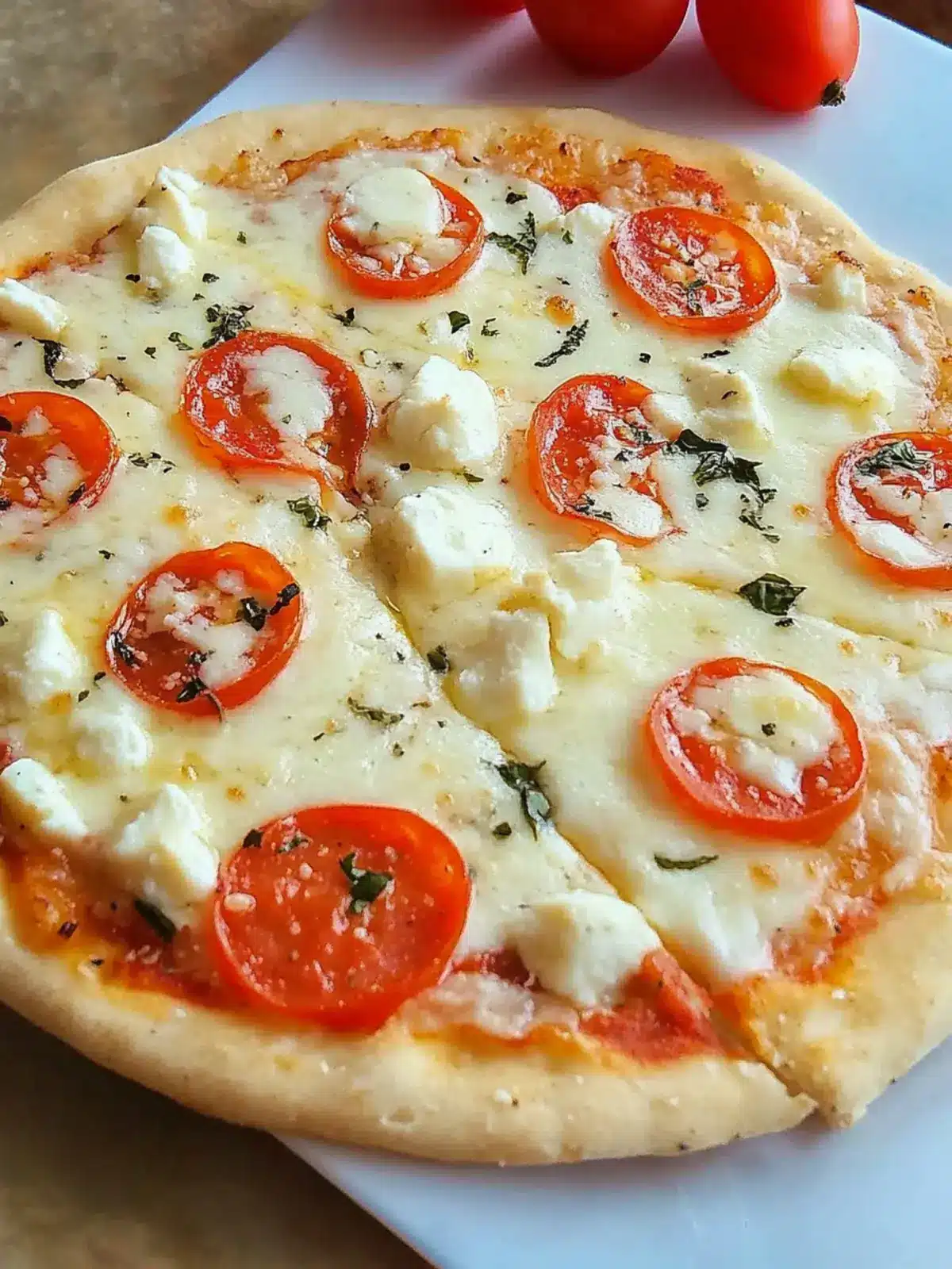 Delicious Four Cheese Margherita Pizza Made Easy at Home 2 Four Cheese Margherita Pizza