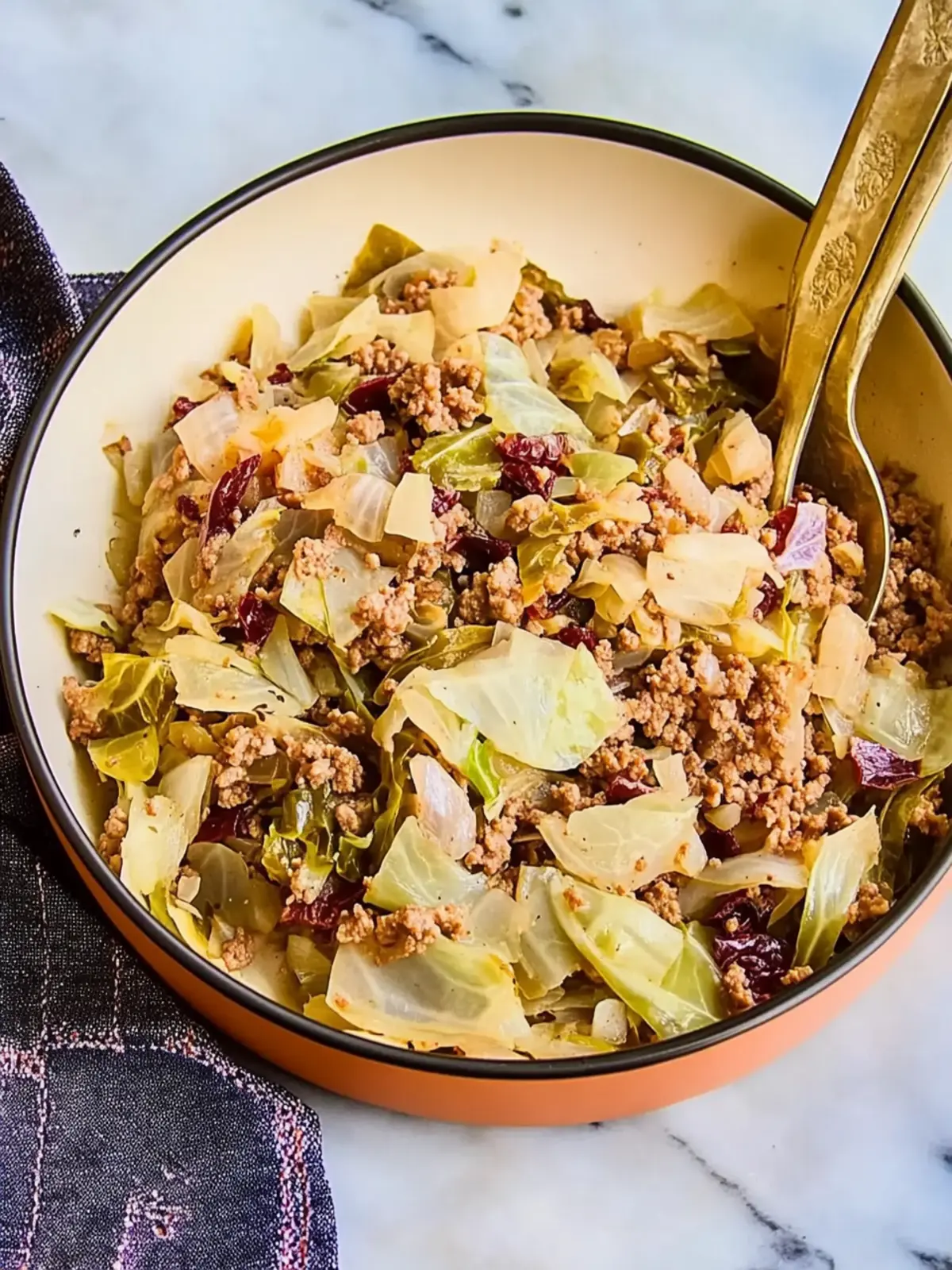 Savory Ground Beef and Cabbage Skillet in 1 Hour 2 Ground Beef and Cabbage