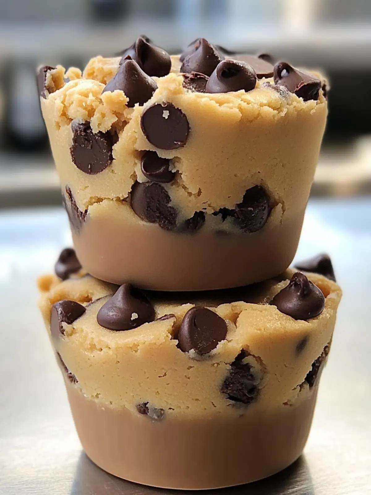 Decadent Chocolate Chip Cookie Dough Cups You Must Try 3 Chocolate Chip Cookie Dough Cups