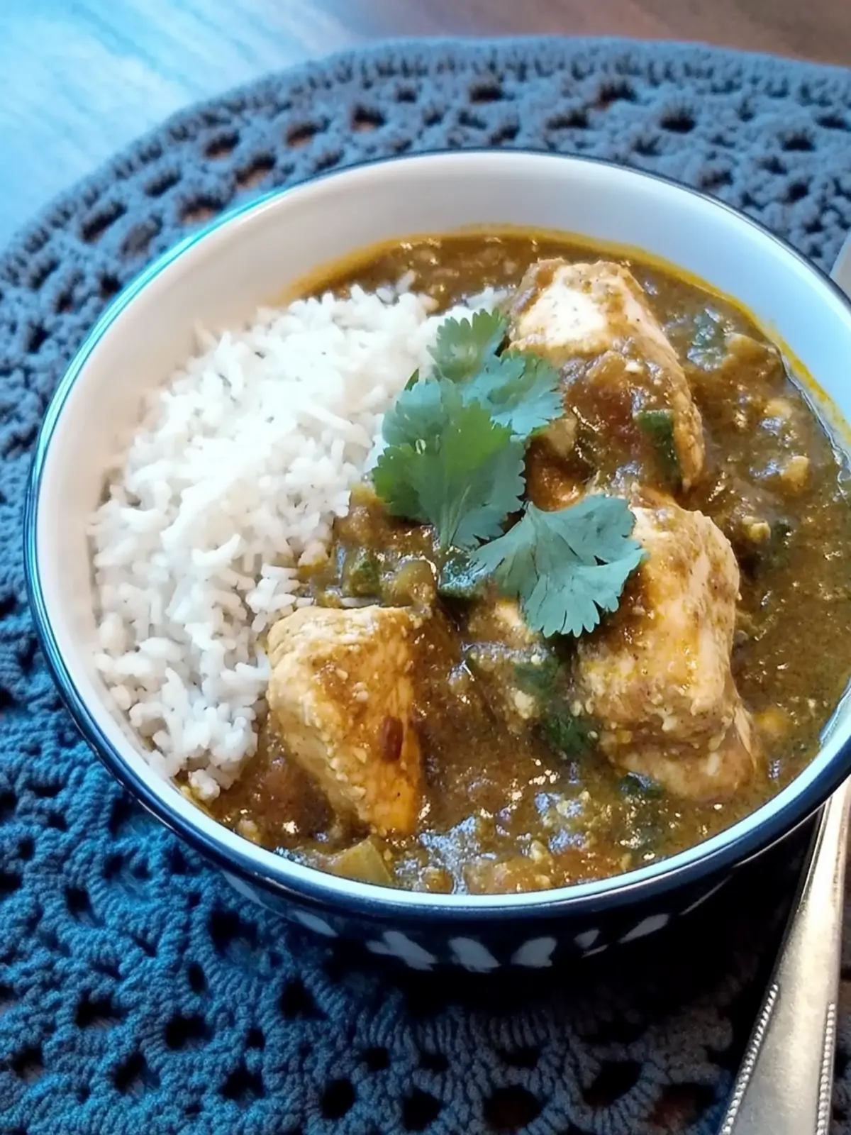 Indian Chicken Korma in the Slow Cooker