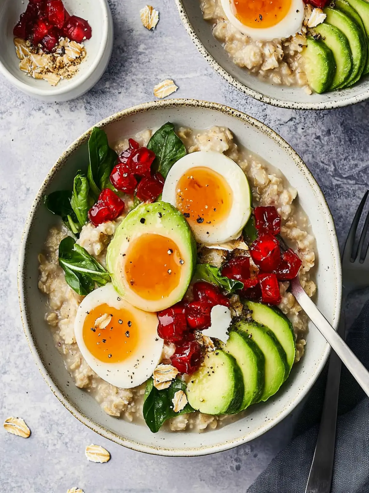 Savory Oatmeal: A Creamy Twist on Classic Breakfast Bliss 2 Savory Oatmeal