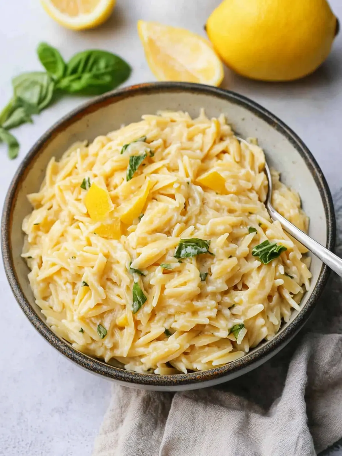 Zesty Creamy Lemon Orzo for a Cozy Homemade Dinner 4 Creamy Lemon Orzo