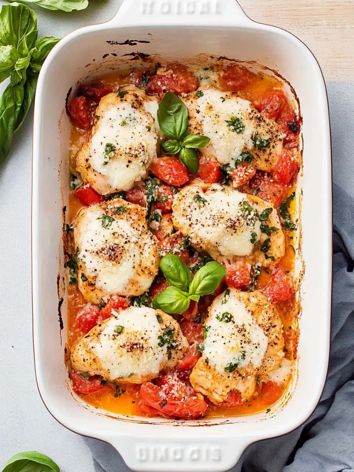 Bruschetta Chicken Bake