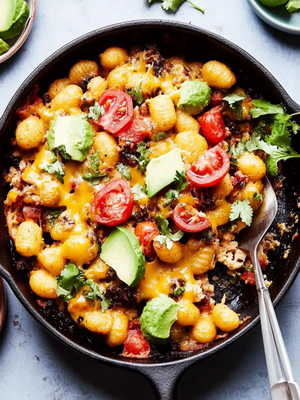 Taco Gnocchi Bake: Your New Favorite One-Pan Dinner Delight 2 Taco Gnocchi Bake