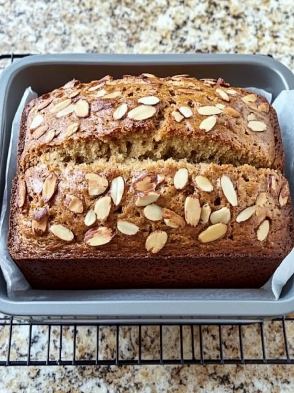 Irresistibly Moist & Crunchy Almond Banana Nut Bread Recipe 2 Almond Banana Nut Bread – Moist & Crunchy!