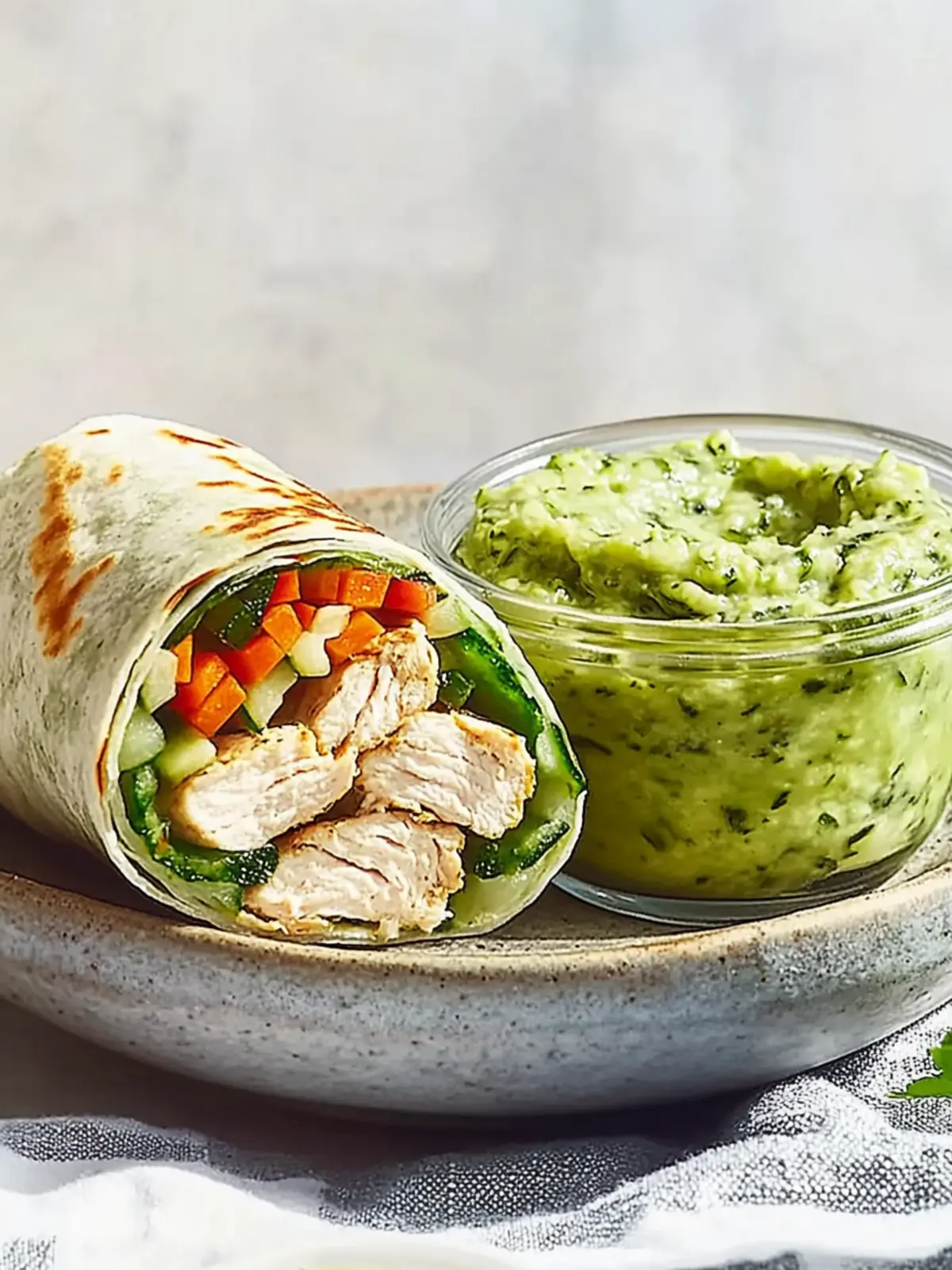 Cucumber-Chicken Green Goddess Wrap: Fresh Flavor in Minutes 5 Cucumber-Chicken Green Goddess Wrap