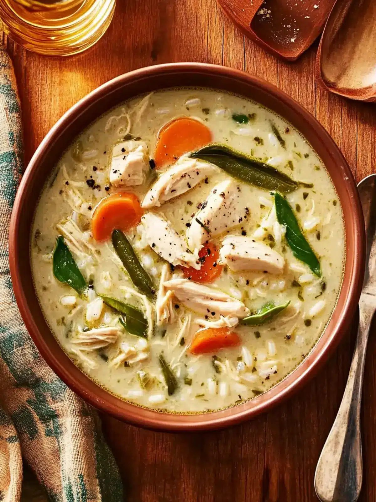 Creamy Chicken-And-Rice Soup for Cozy Nights at Home 2 Creamy Chicken-And-Rice Soup