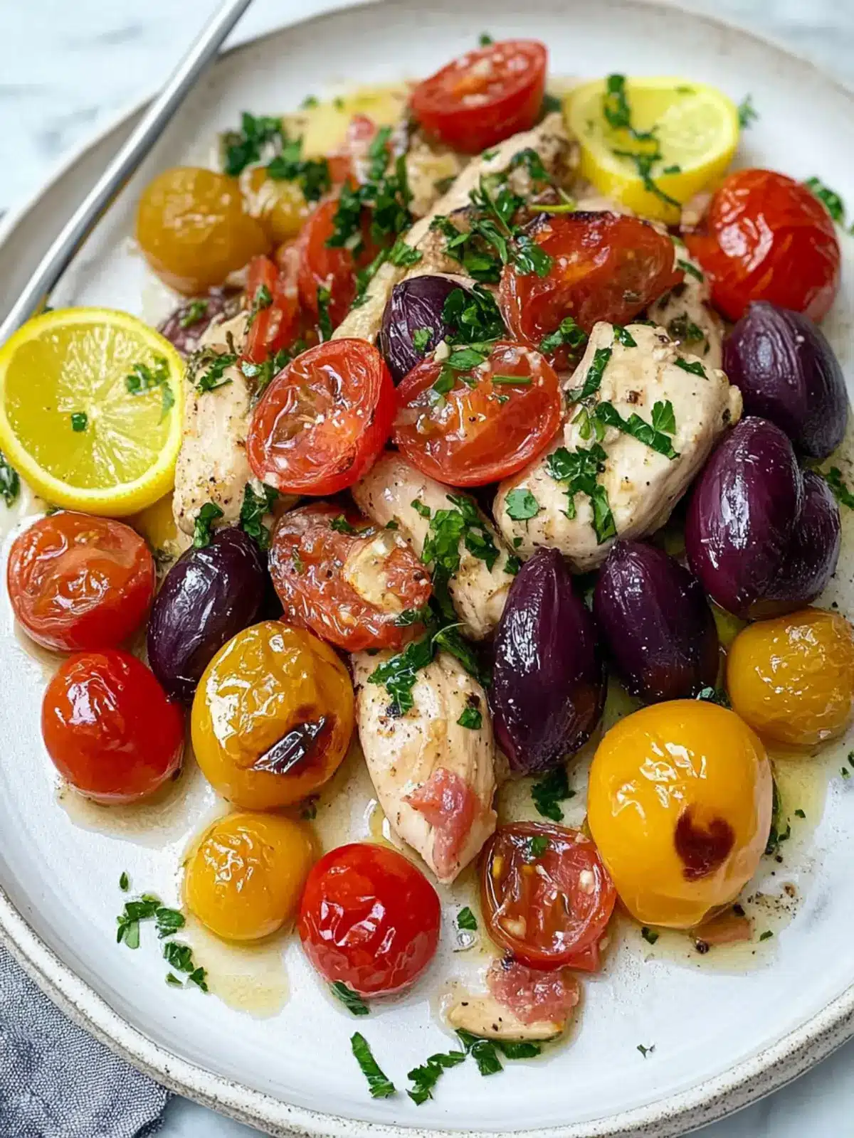 Savory Easy Mediterranean Chicken Sheet Pan Dinner in 35 Minutes 2 Easy Mediterranean Chicken Sheet Pan
