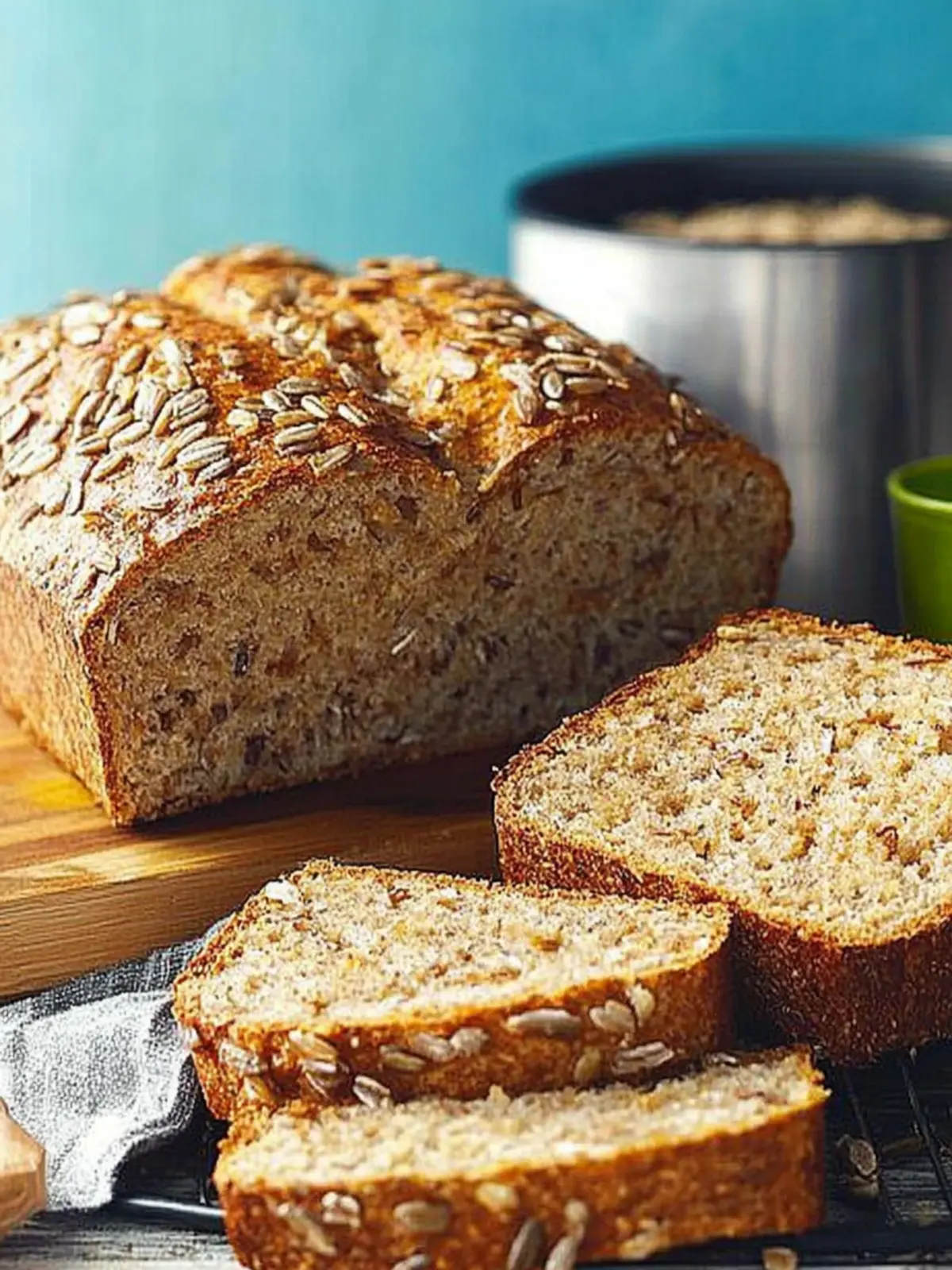Wild Rice Bread with Sunflower Seeds: A Nutty Delight! 3 Wild Rice Bread with Sunflower Seeds