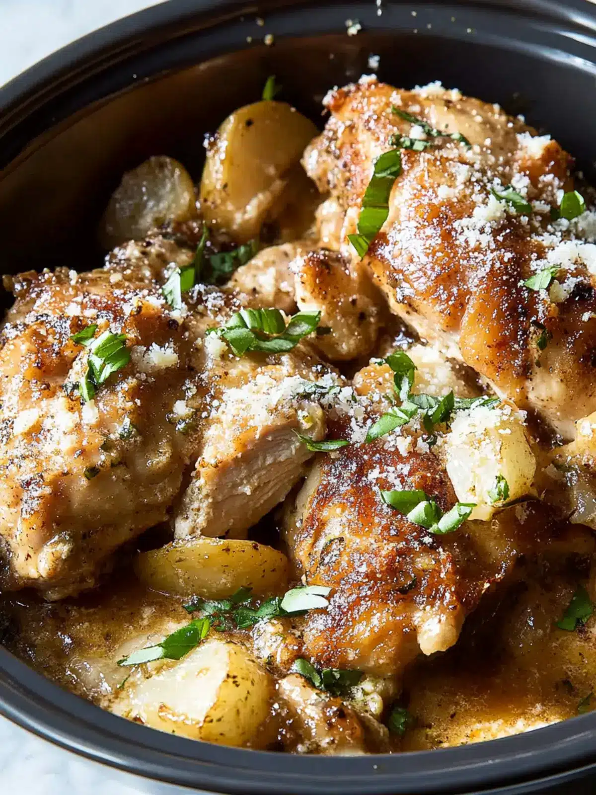 Irresistible Slow-Cooker Garlic-Parmesan Chicken Made Simple 5 Slow-Cooker Garlic-Parmesan Chicken