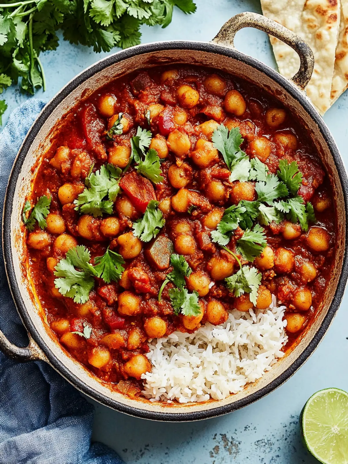 Flavor-Packed Chana Masala: Your Quick Vegan Comfort Meal 4 Chana Masala