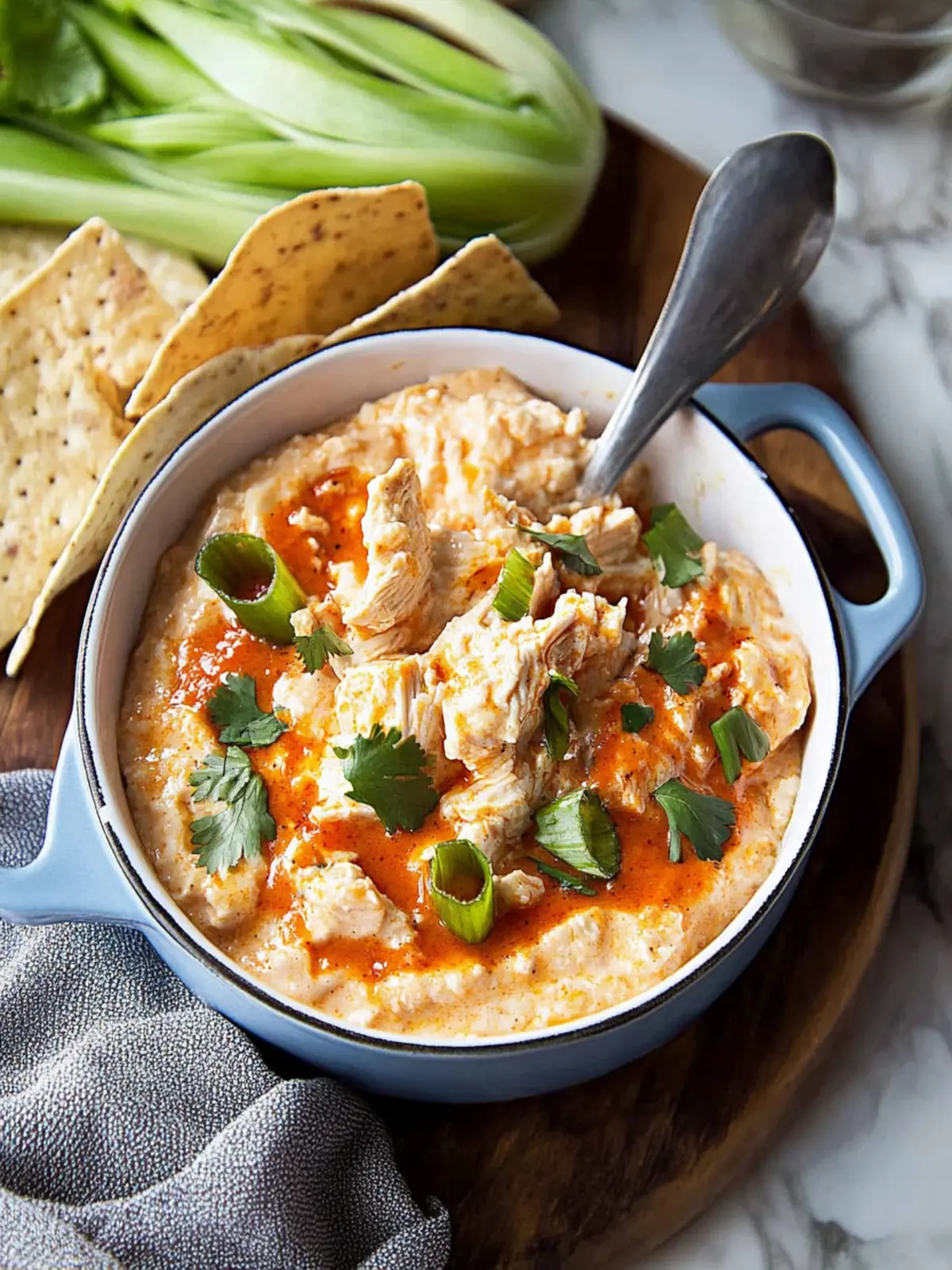 Creamy Buffalo Chicken Dip: No-Bake Party Favorite Recipe 5 Buffalo Chicken Dip
