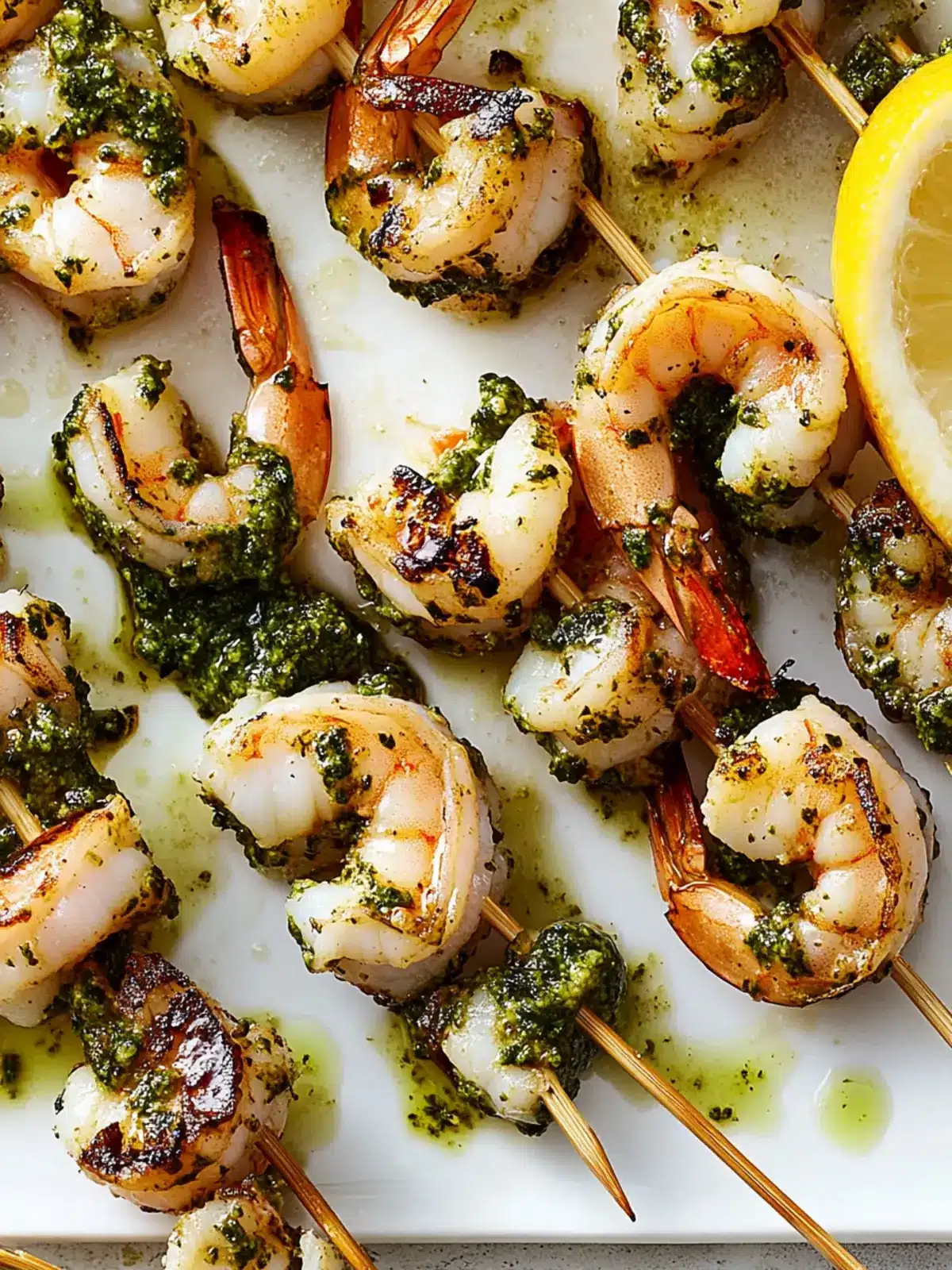 Pesto Shrimp Skewers: Your Quick Summer Flavor Adventure 2 Pesto Shrimp Skewers