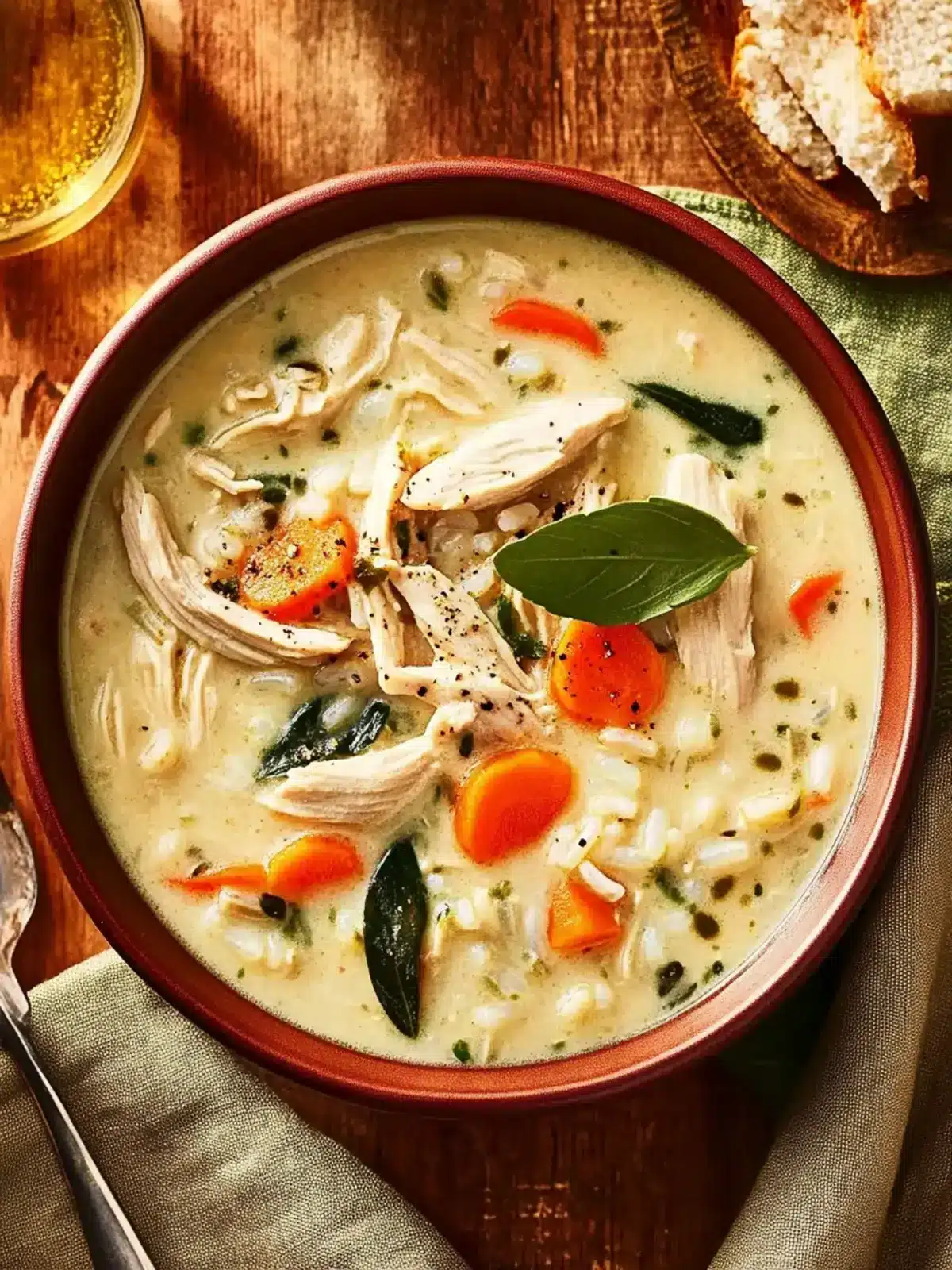 Creamy Chicken-And-Rice Soup for Cozy Nights at Home 5 Creamy Chicken-And-Rice Soup