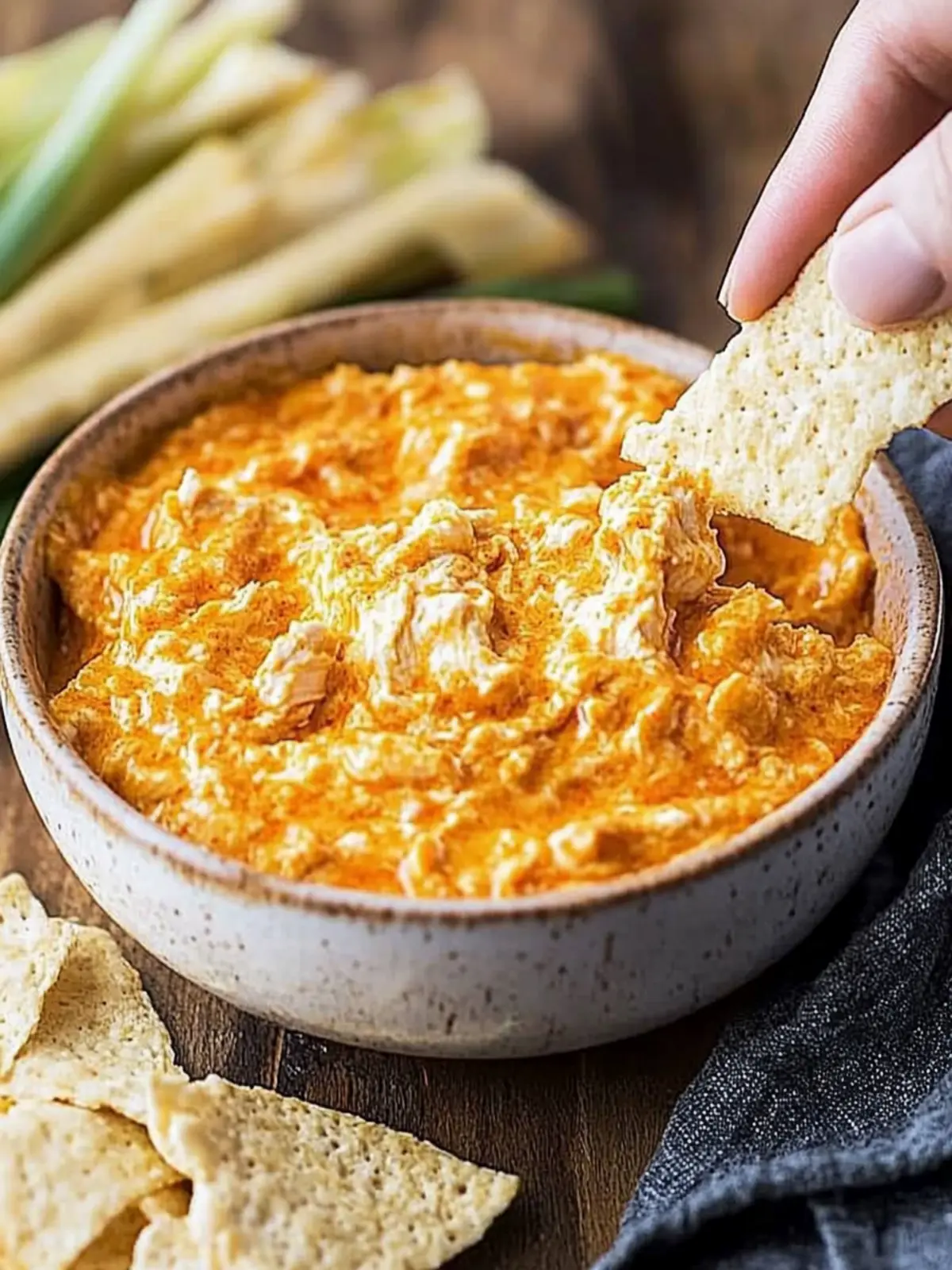 Creamy Crock Pot Buffalo Chicken Dip for Game Day Fun 4 Crock Pot Buffalo Chicken Dip