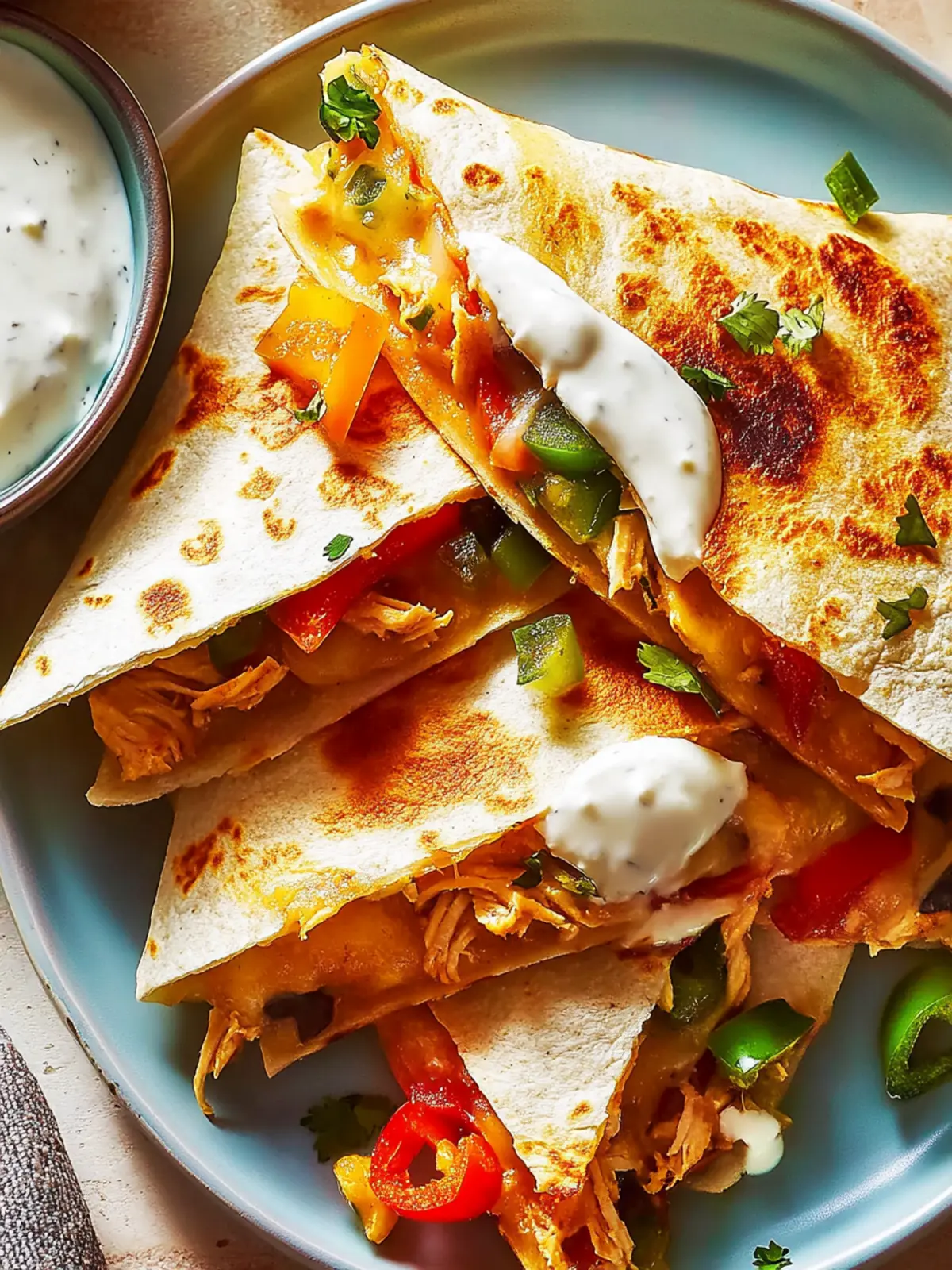 Delicious Chicken Quesadillas You Can Customize Tonight 4 Chicken Quesadillas